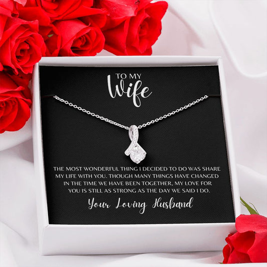 To My Wife | The Most Wonderful Thing - Alluring Beauty Necklace